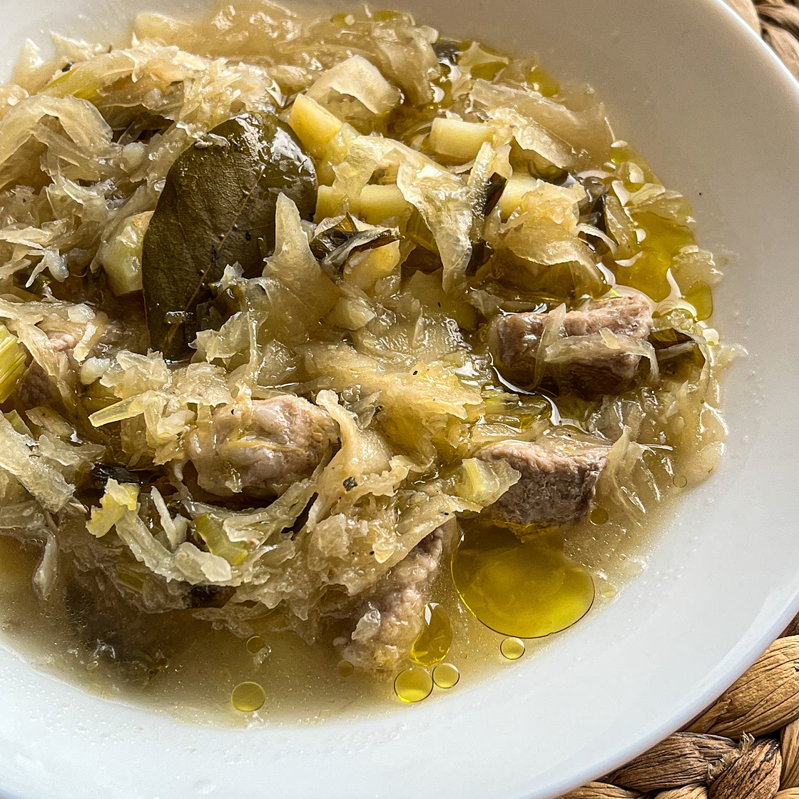 Polish Pork and Sauerkraut Soup Recipe
