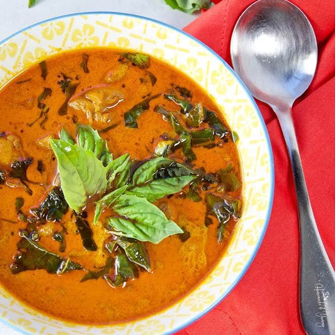 Cambodian Food Authentic Creamy Pineapple Soup