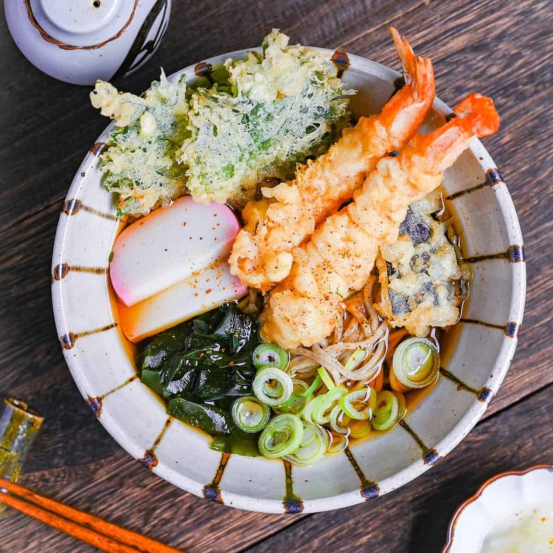 Tempura Soba Noodle Soup