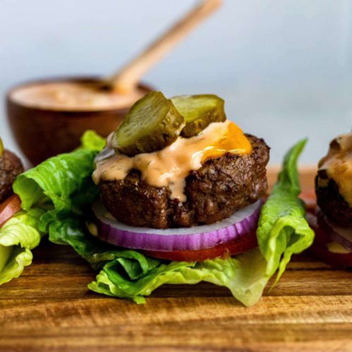 Air Fryer Burger Sliders