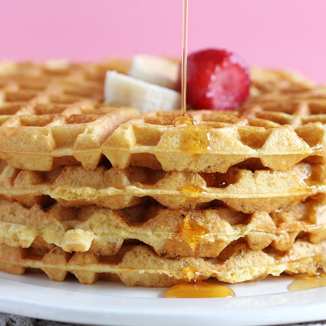Easy Chickpea Flour Waffles