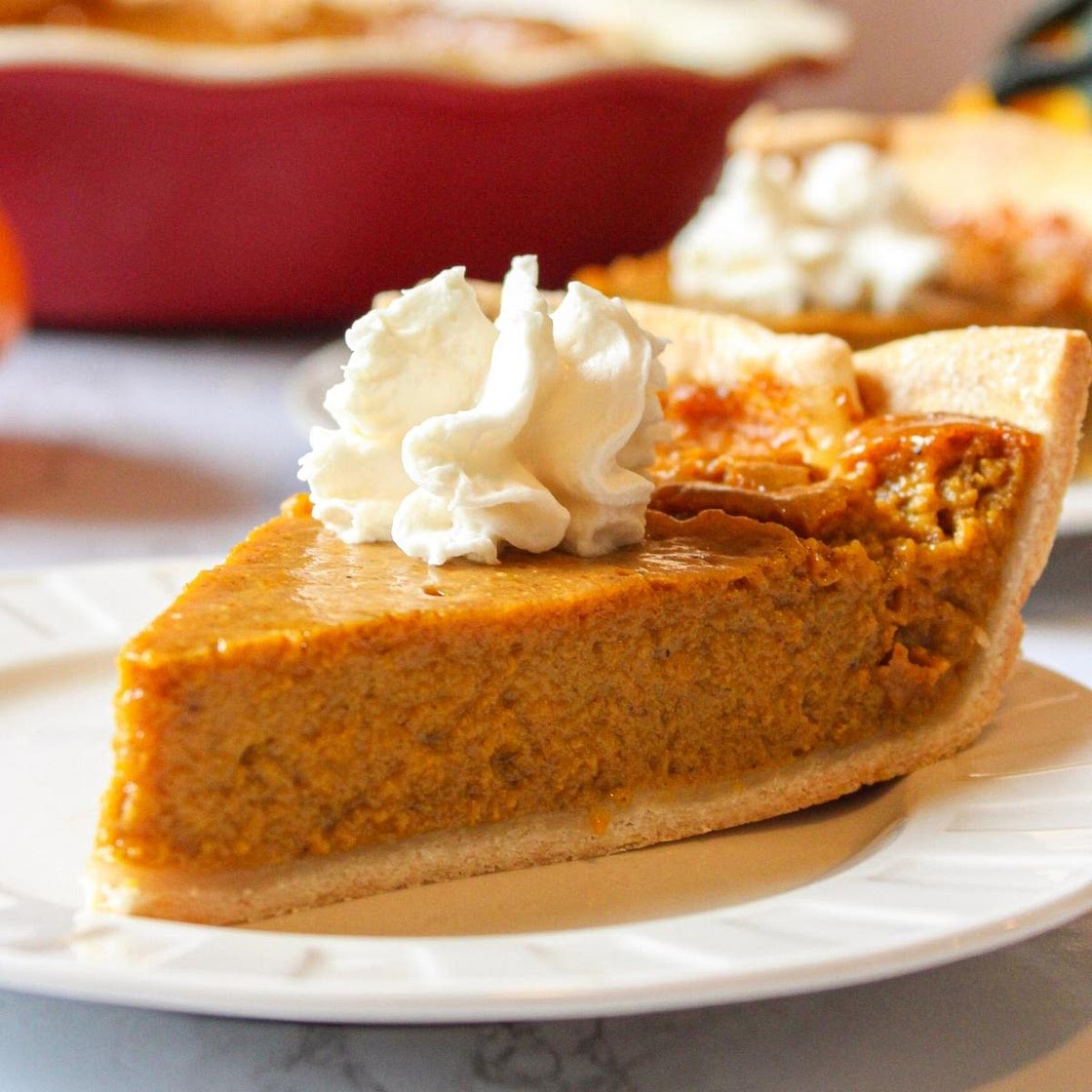 Easy vegan pumpkin pie