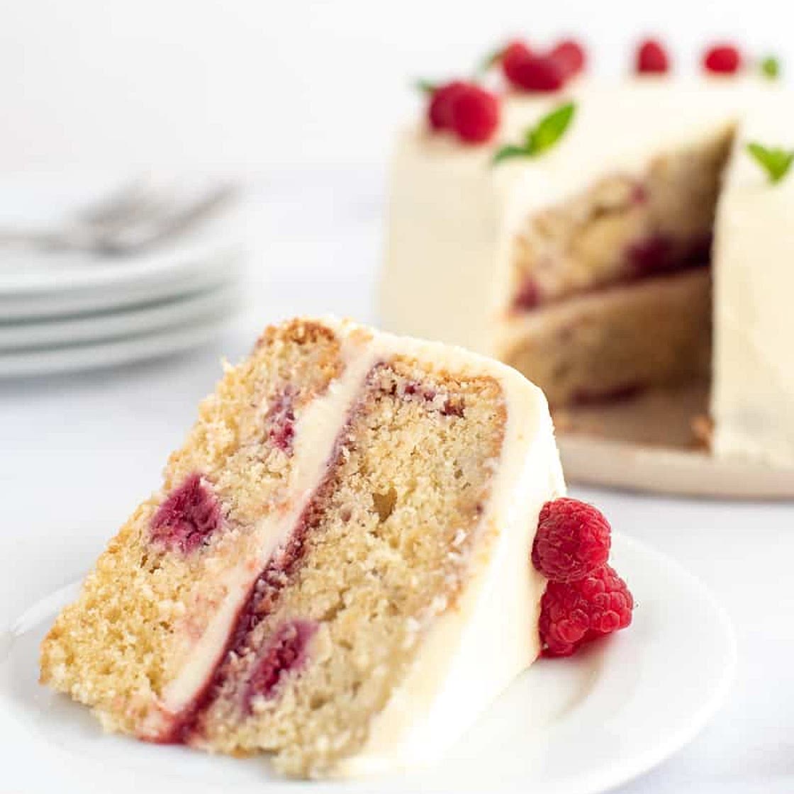 Raspberry Mascarpone Cake