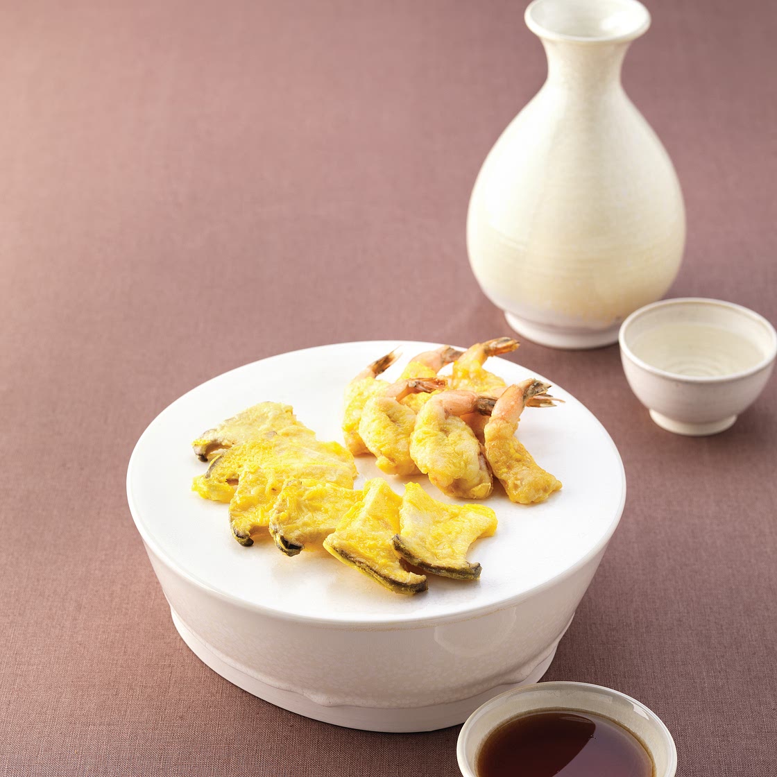 새우전, 버섯전