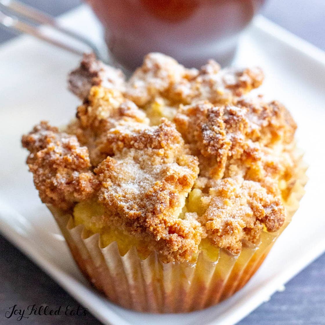 Keto Coffee Cake Muffins