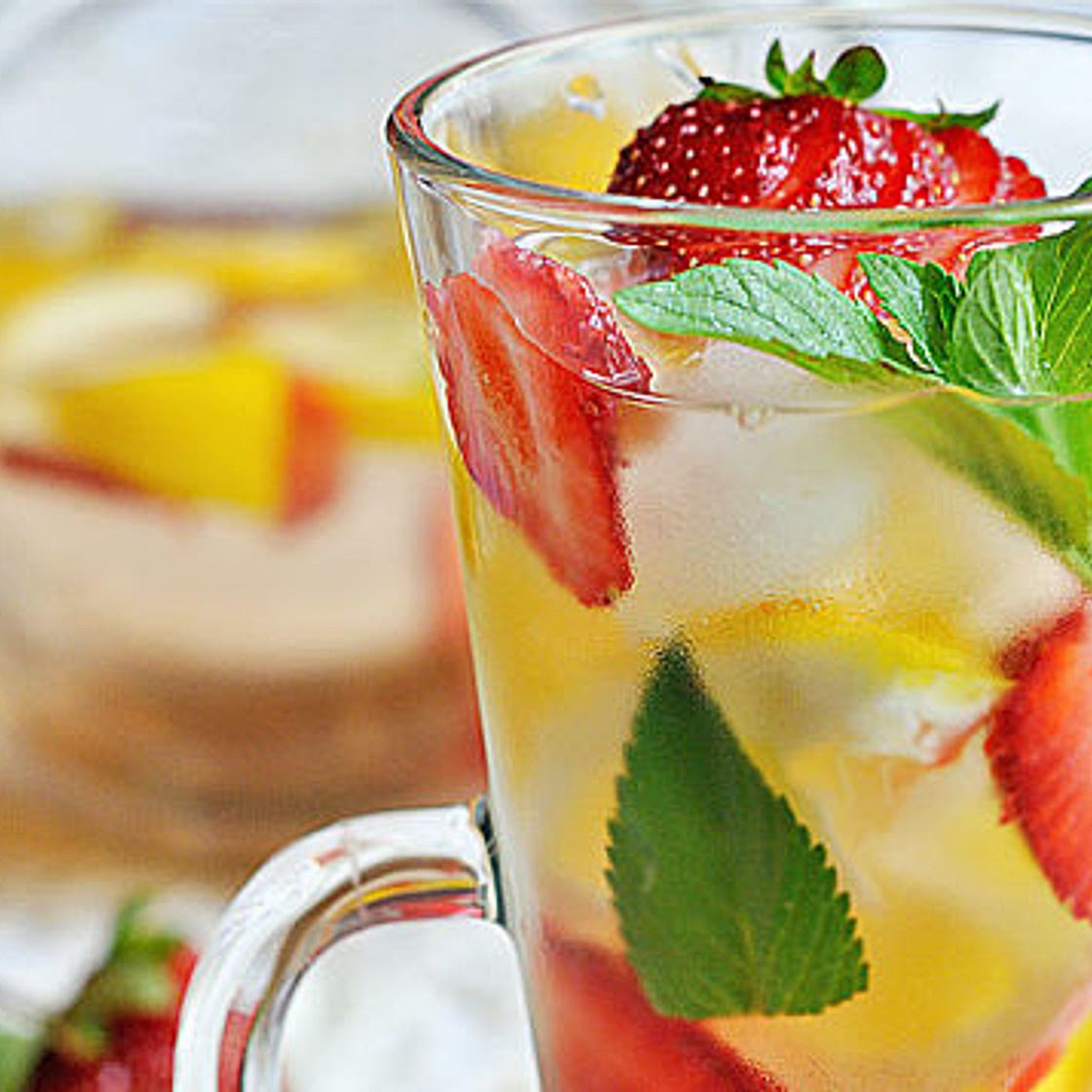 Домашний лимонад из клубники