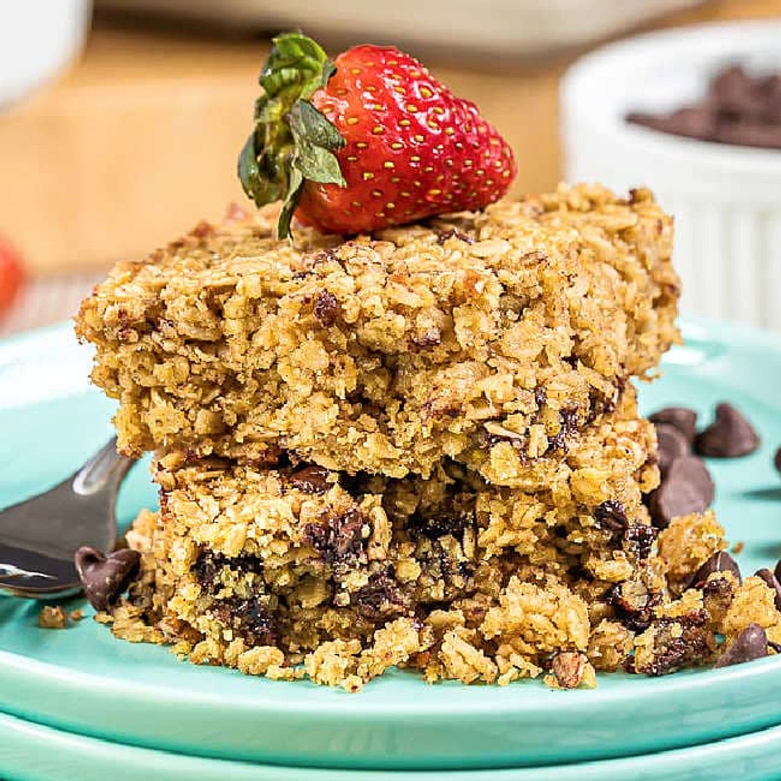 Easy Chocolate Chip Baked Oatmeal