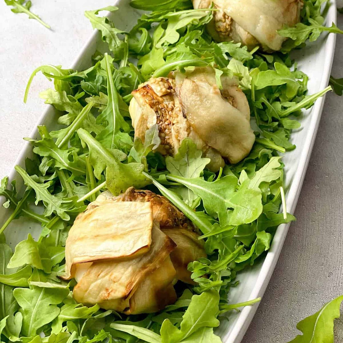 Roasted Eggplant with Burrata Salad Recipe