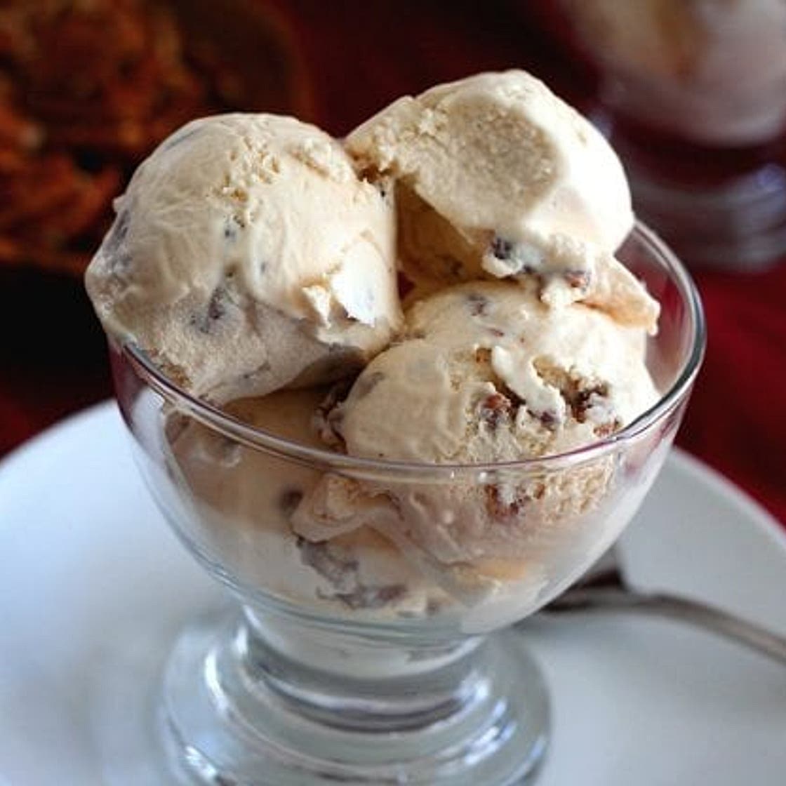 Dulce De Leche Ice Cream with Salted Pecans