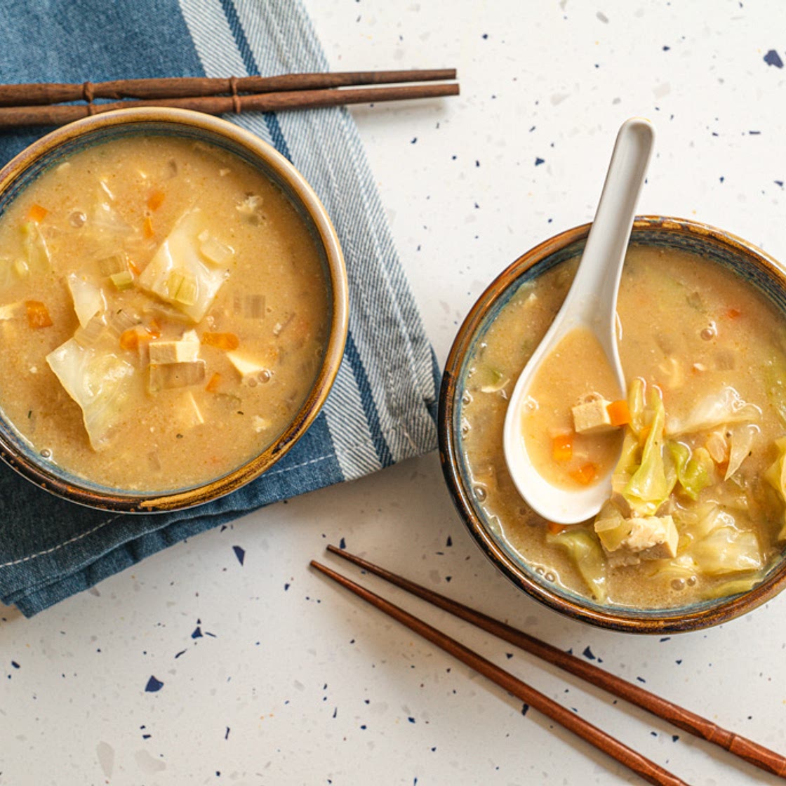 Miso Cabbage Soup