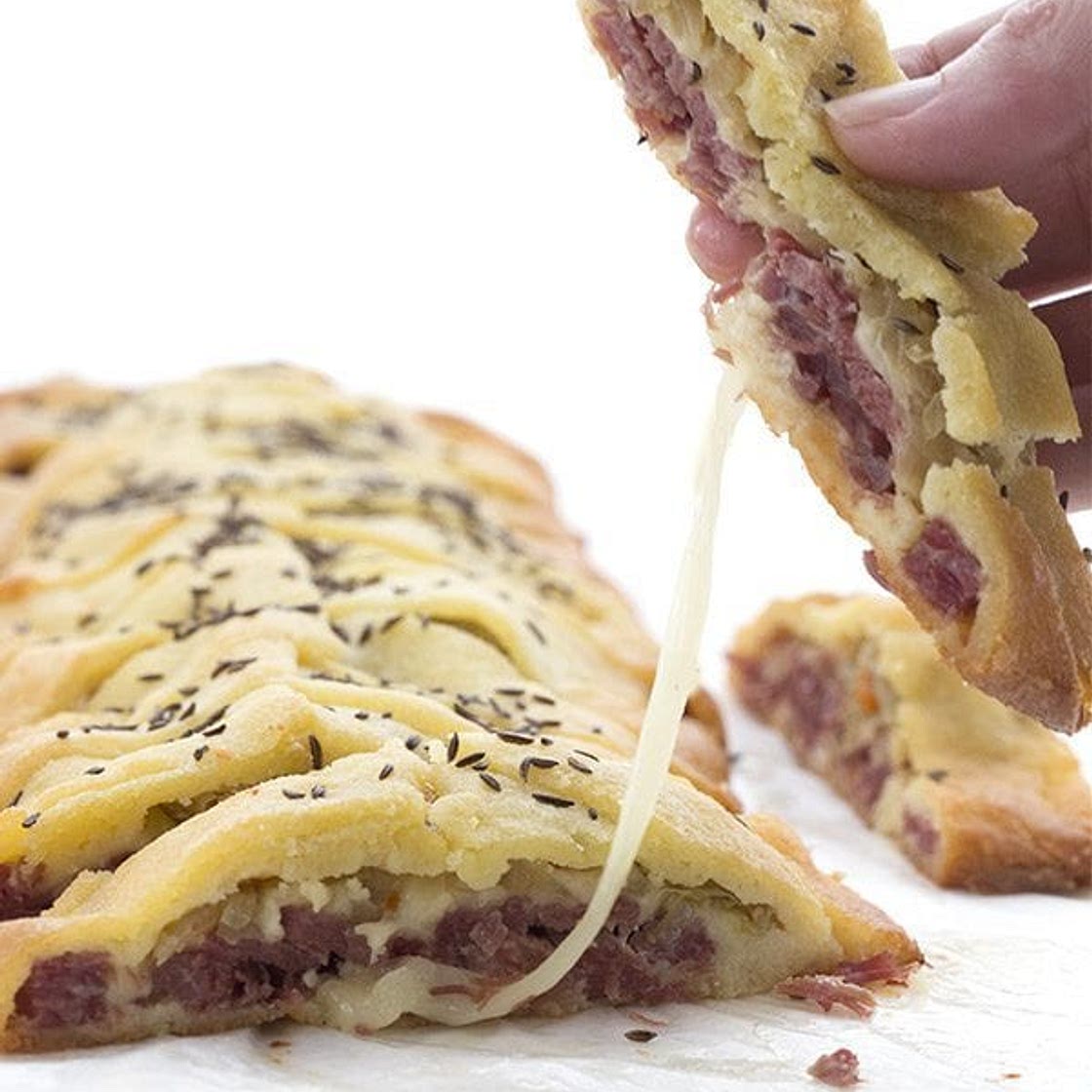 Low Carb Reuben Stromboli