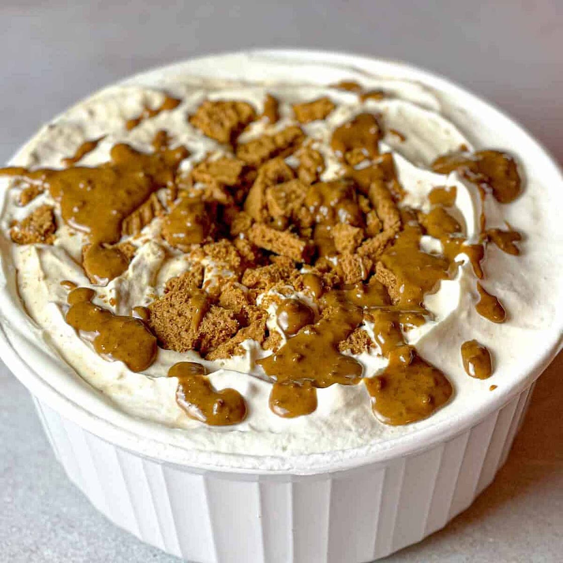 No Churn Biscoff Ice Cream