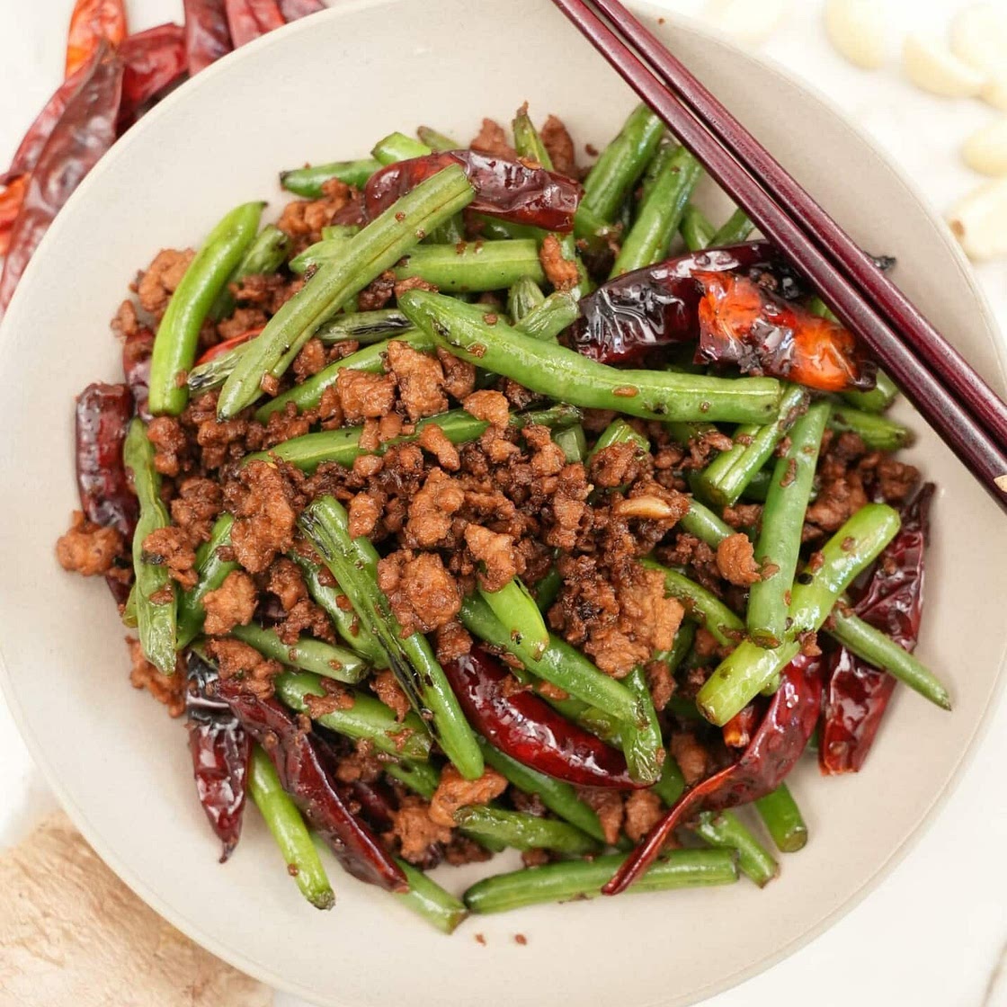Chinese Green Beans with Pork