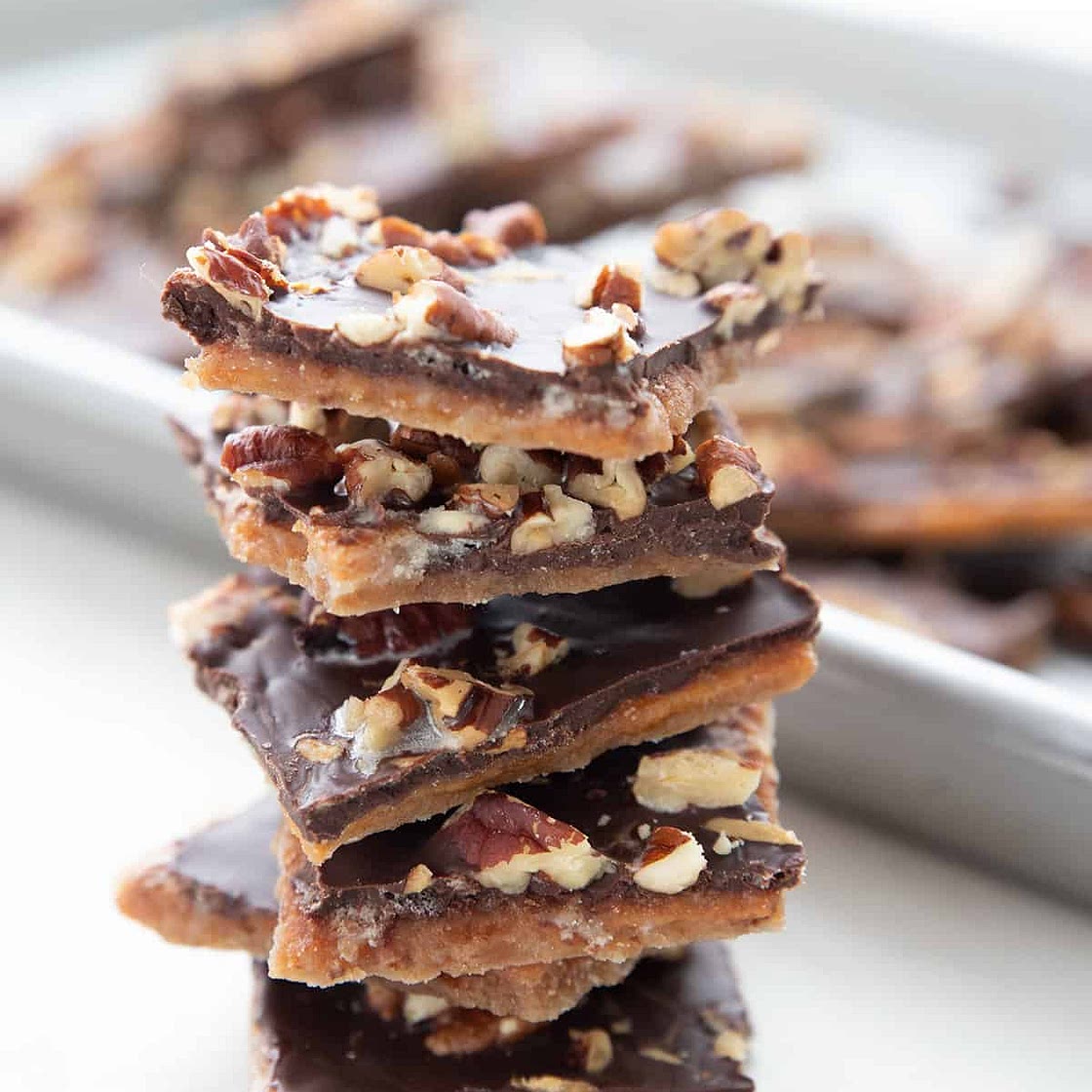 Keto Cracker Toffee