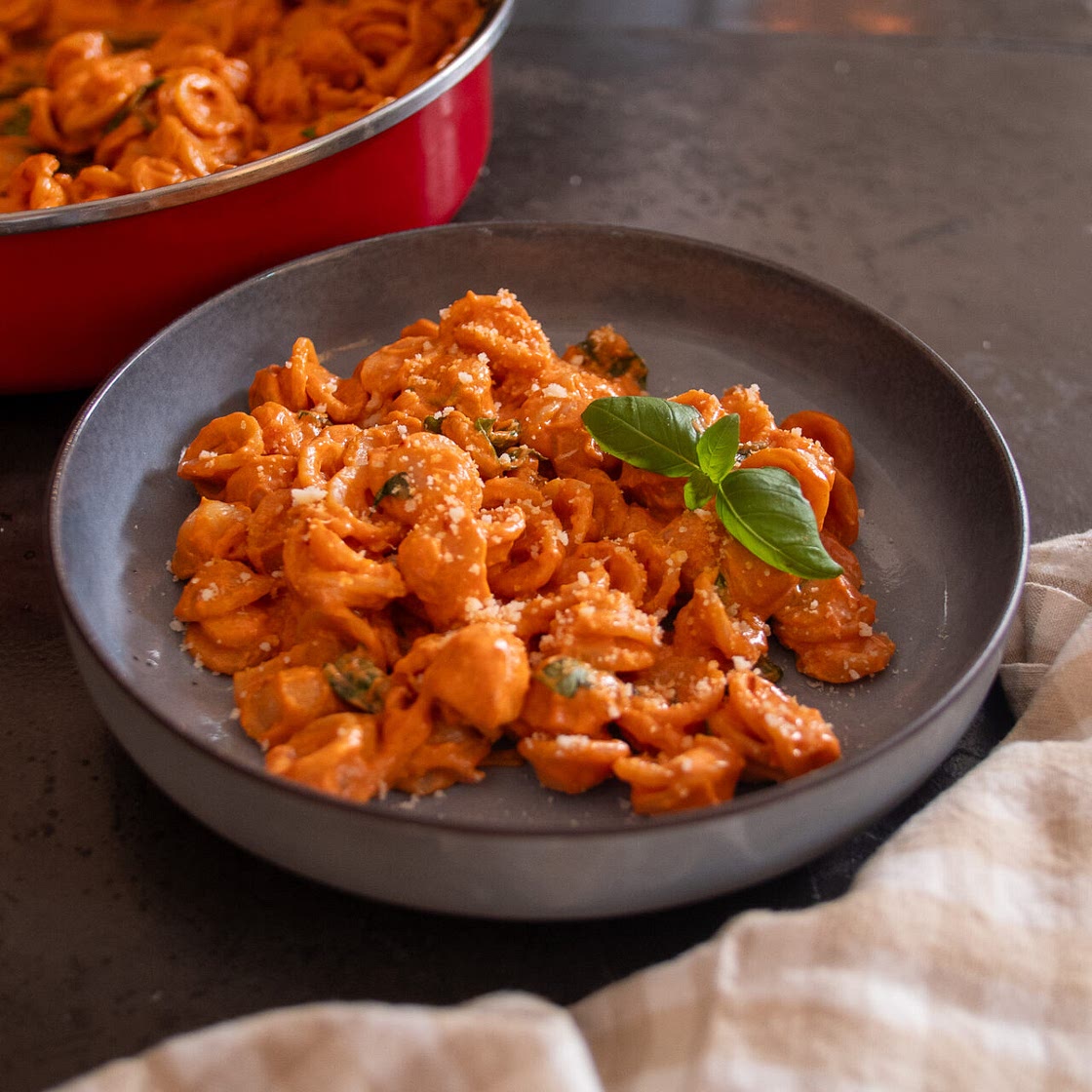 Gigi Hadid Spicy Vodka Pasta