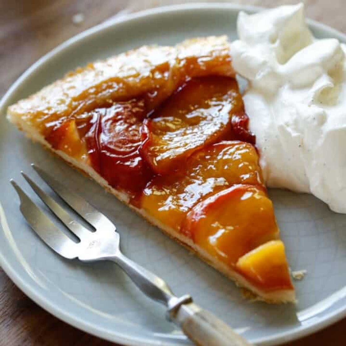 Peach Tarte Tatin