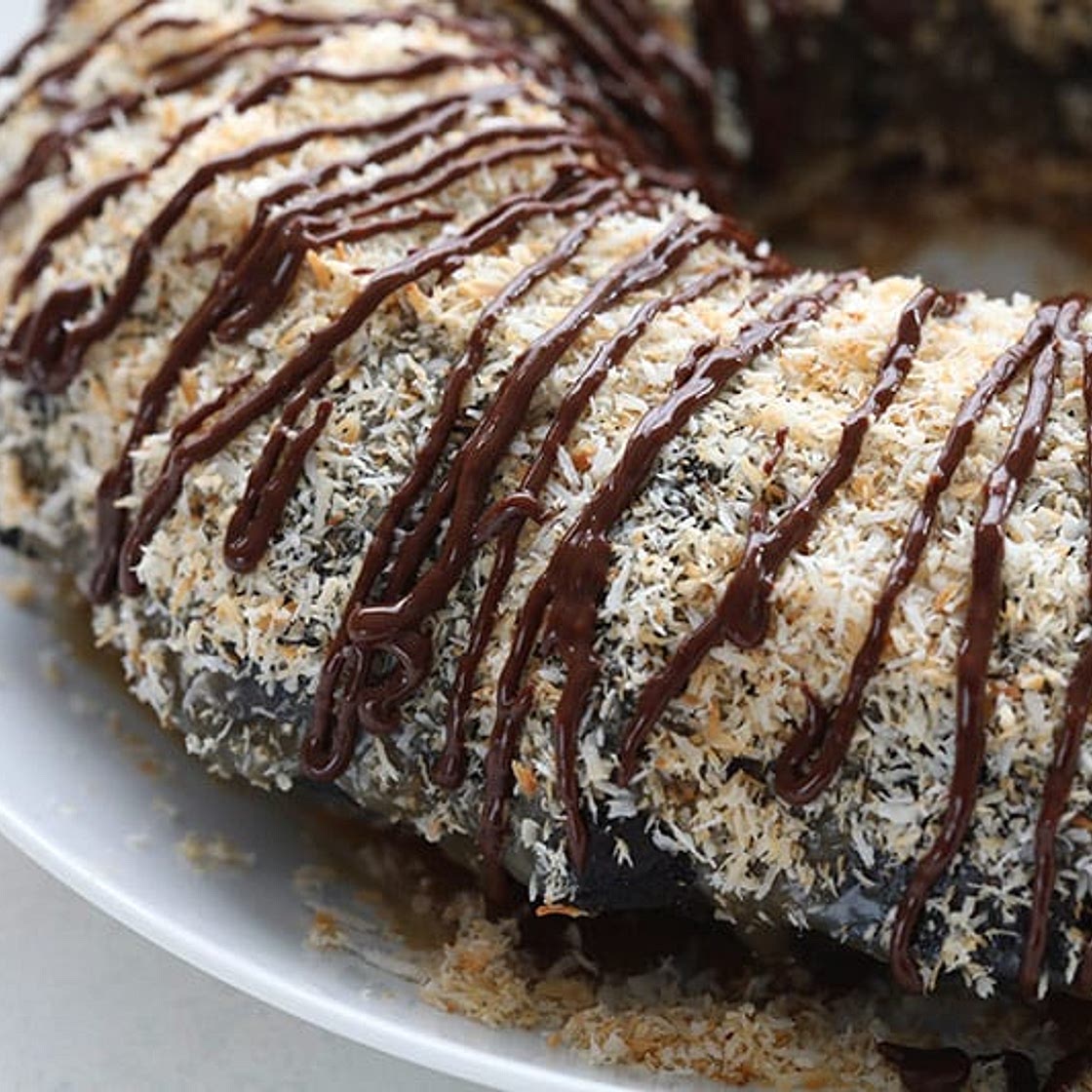 Samoa Bundt Cake - Keto and Nut-Free