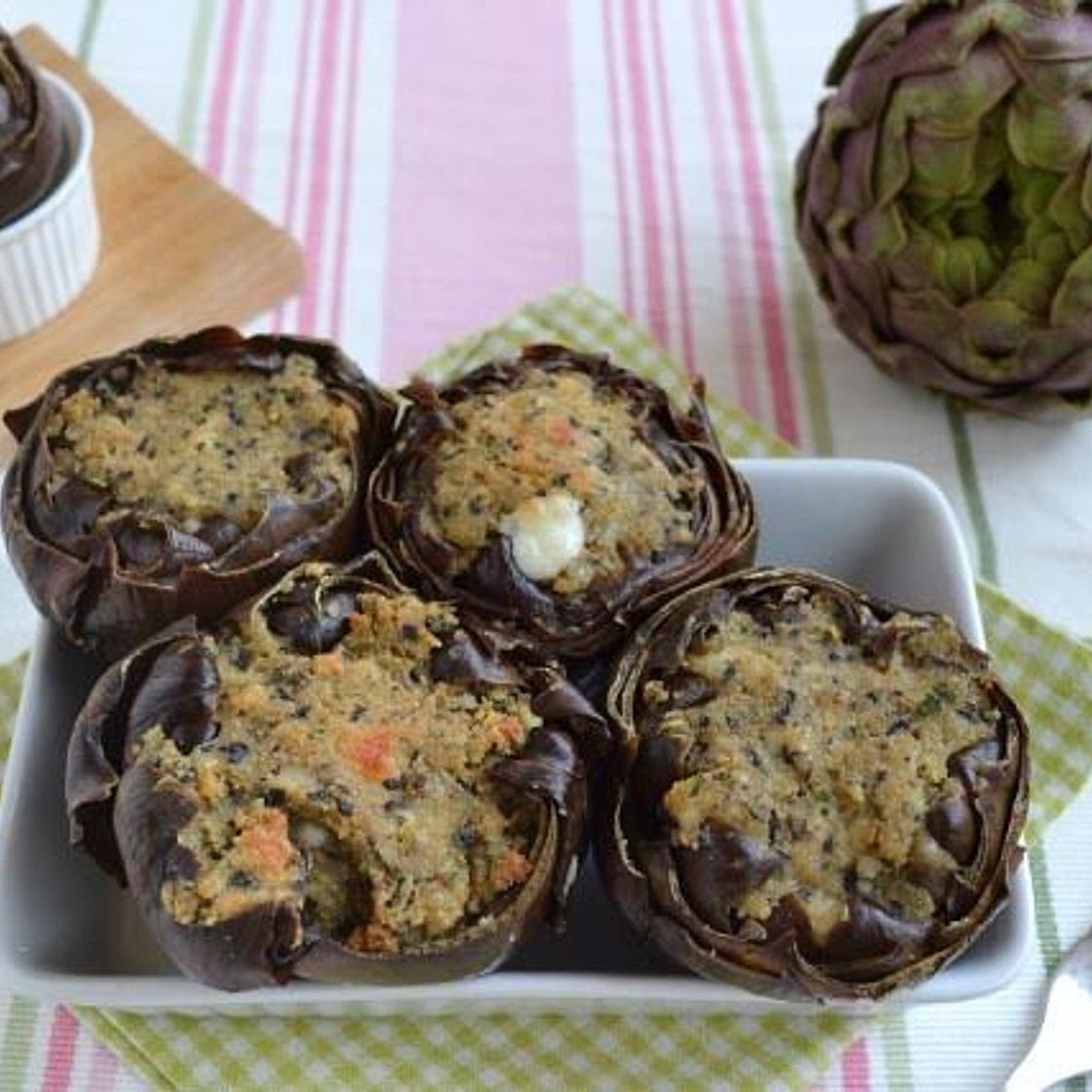 Carciofi ripieni alla napoletana