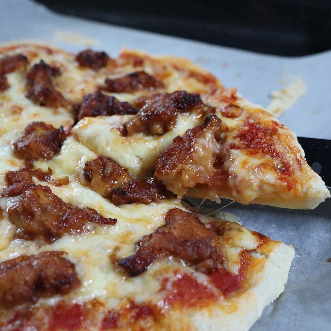 General Tso's Chicken Pizza