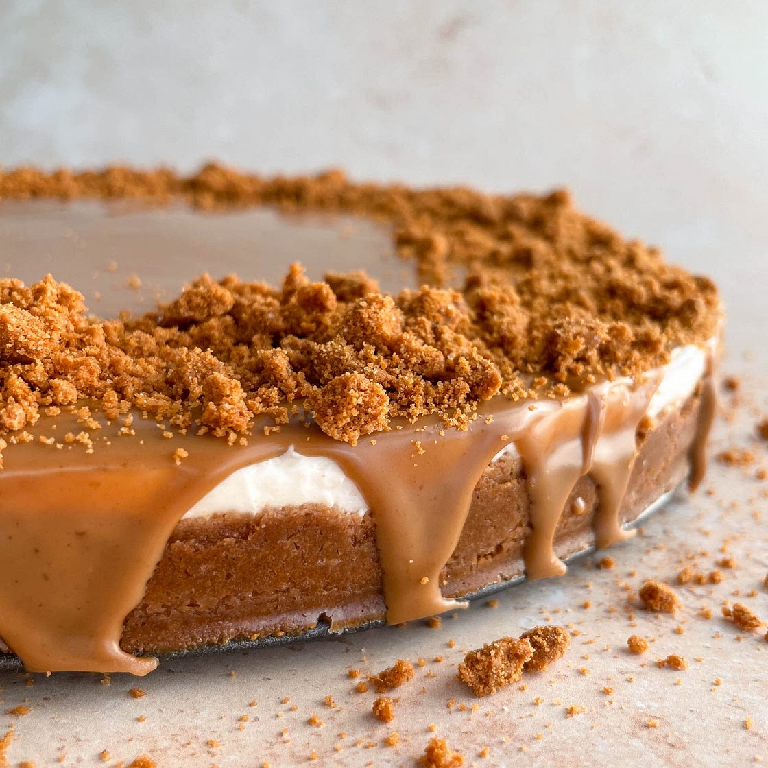 no-bake biscoff cheesecake