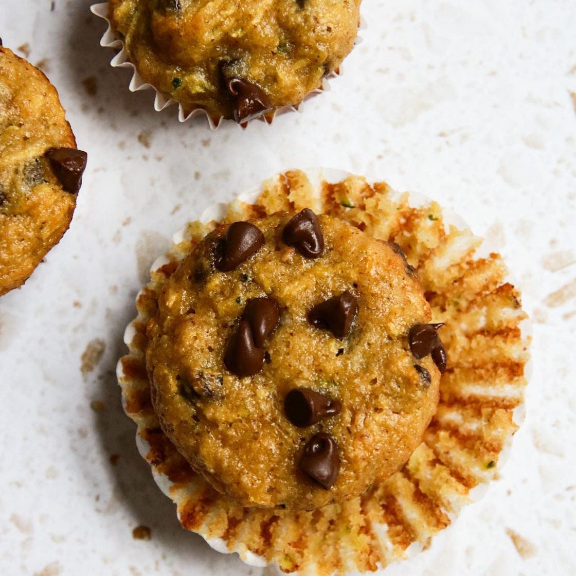 30-Min Moist Mini Zucchini Muffins (with almond flour)