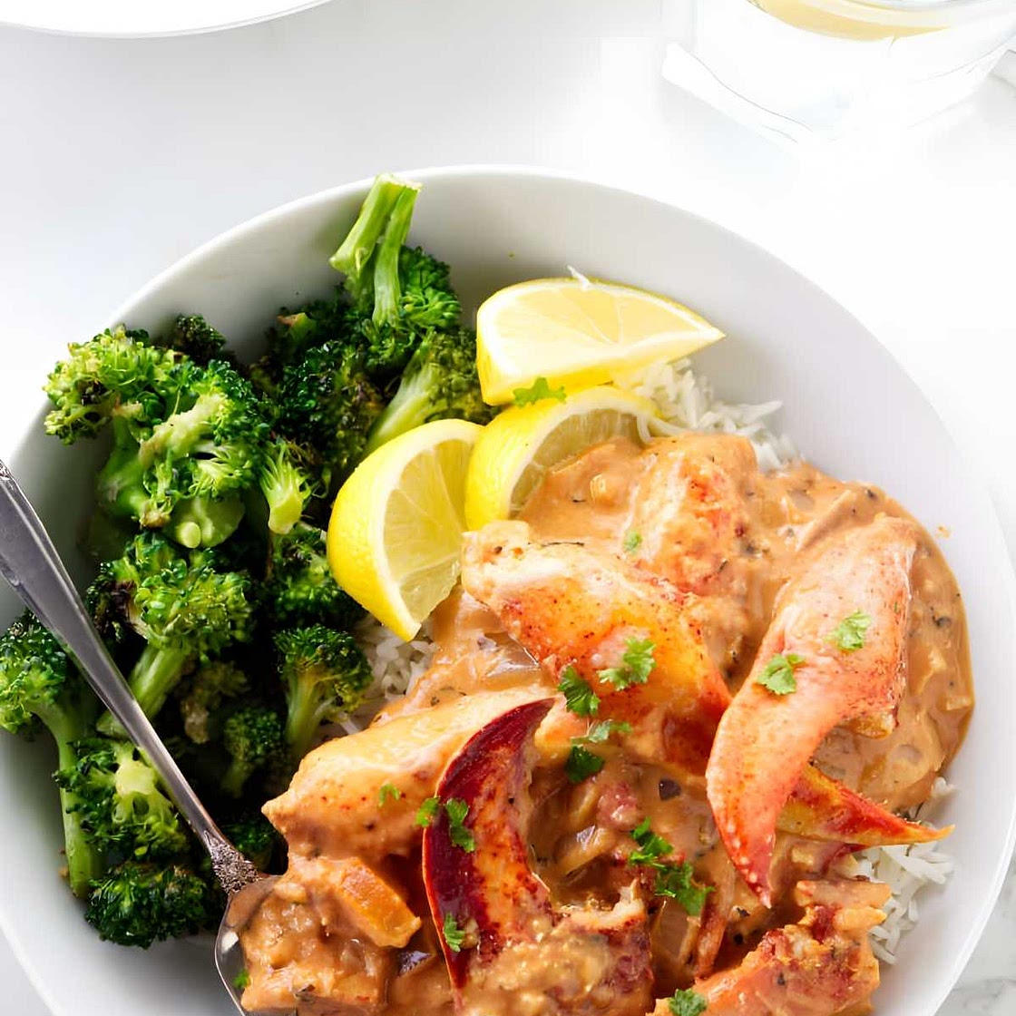 Lobster in Tomato Cream Sauce