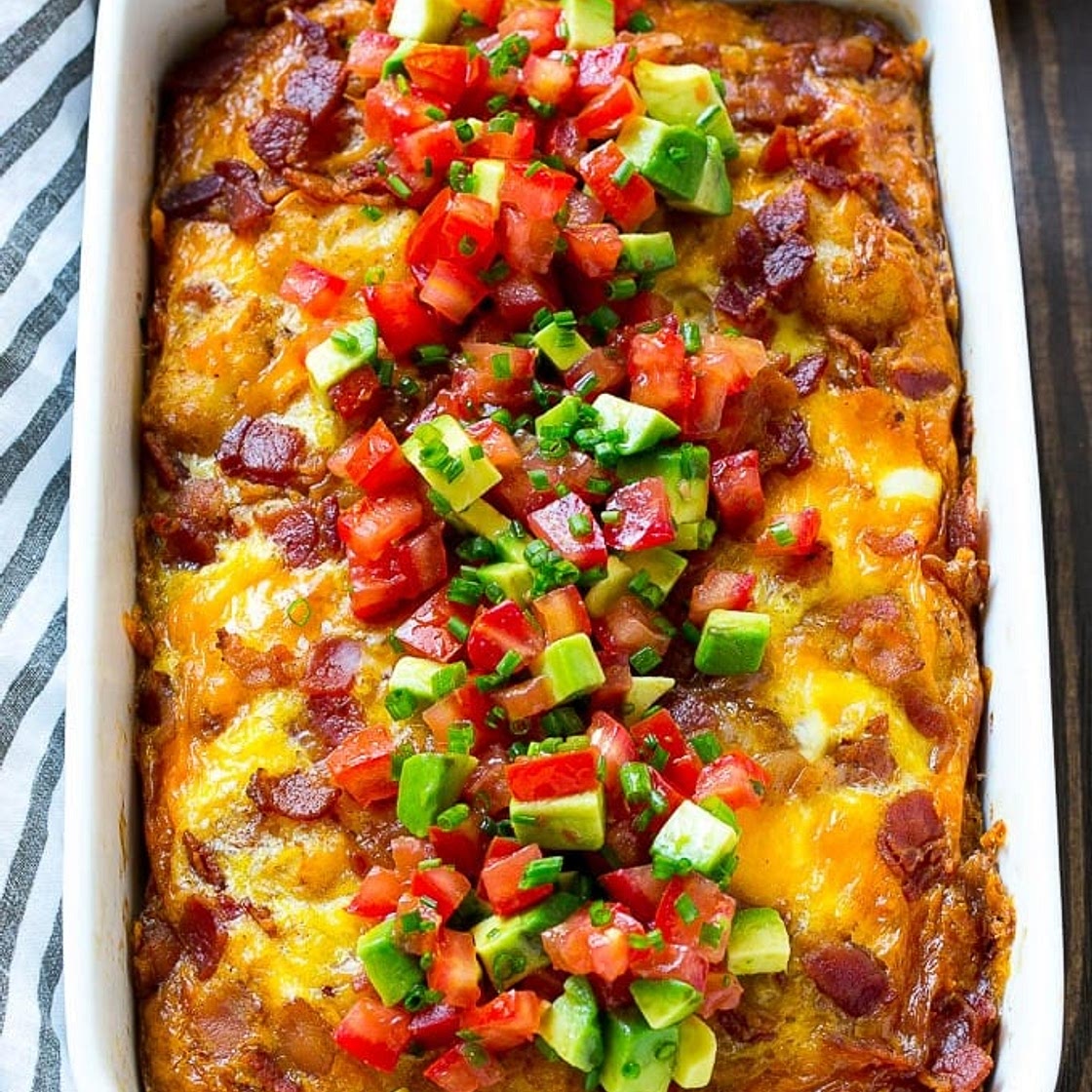 Breakfast Casserole with Bacon