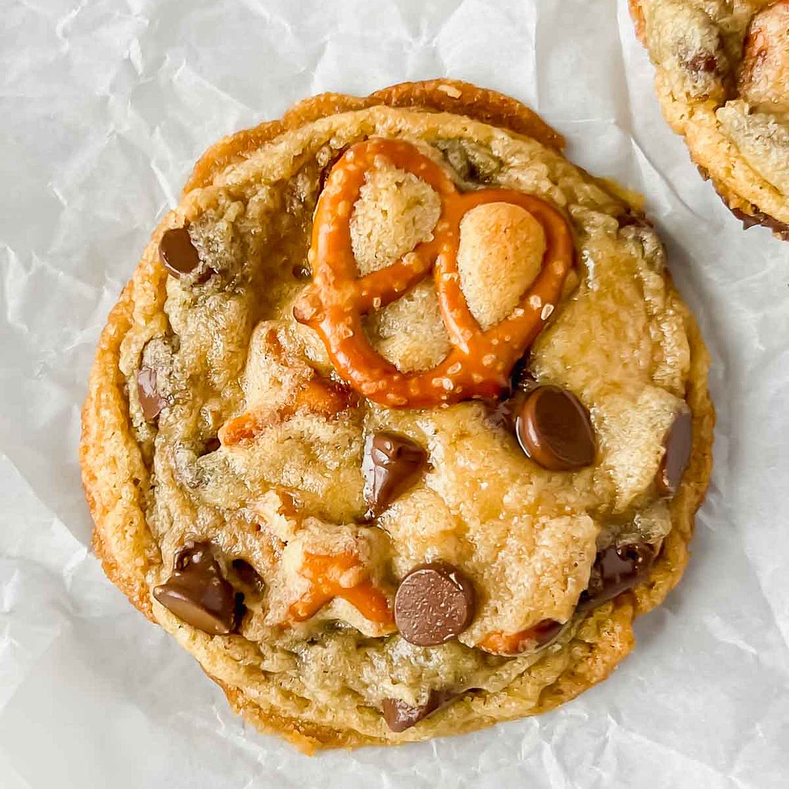 Peanut Butter Pretzel Cookies