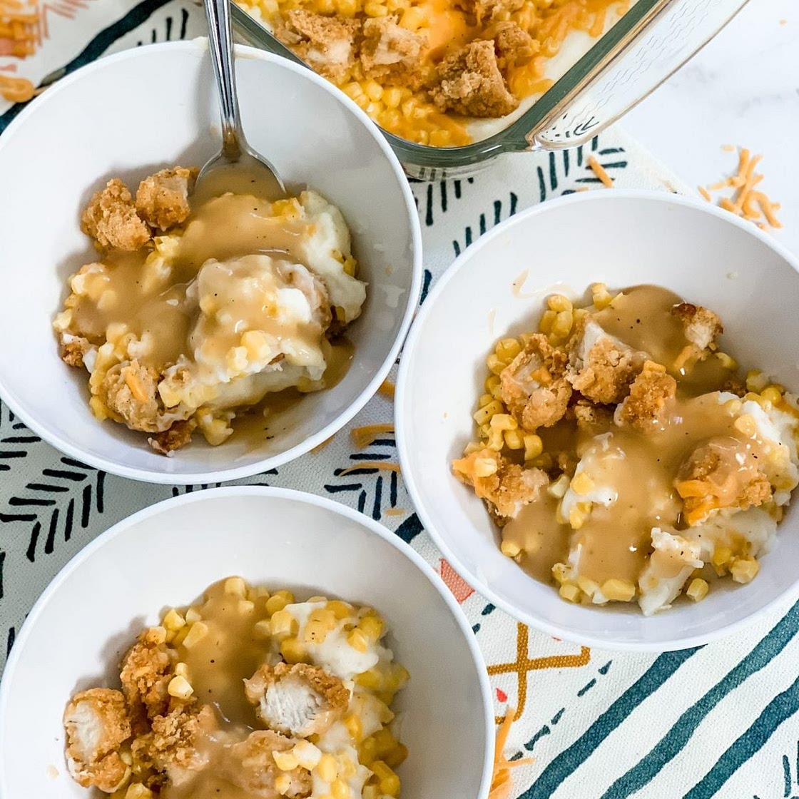Copycat KFC Chicken Bowl Casserole