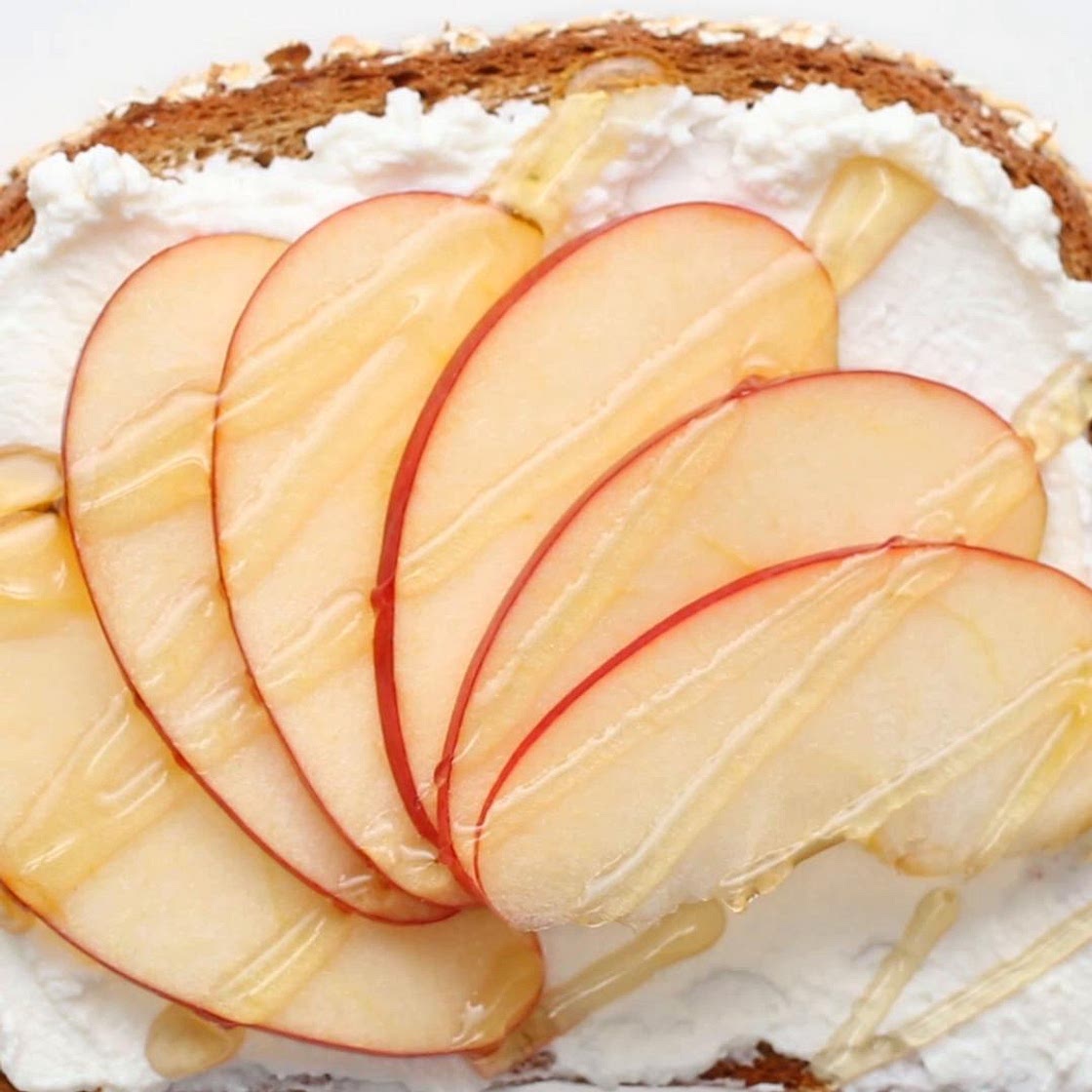 Ricotta And Apple Toast Recipe by Tasty