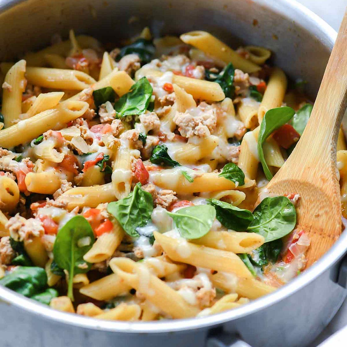 One-Pot Ground Turkey Pasta Recipe