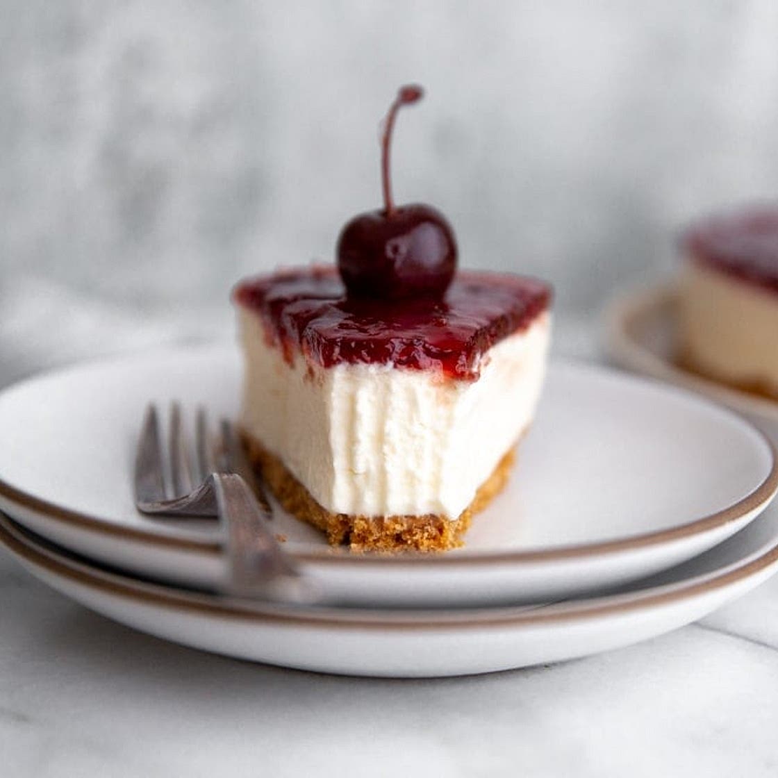 No Bake Mascarpone Cheesecake