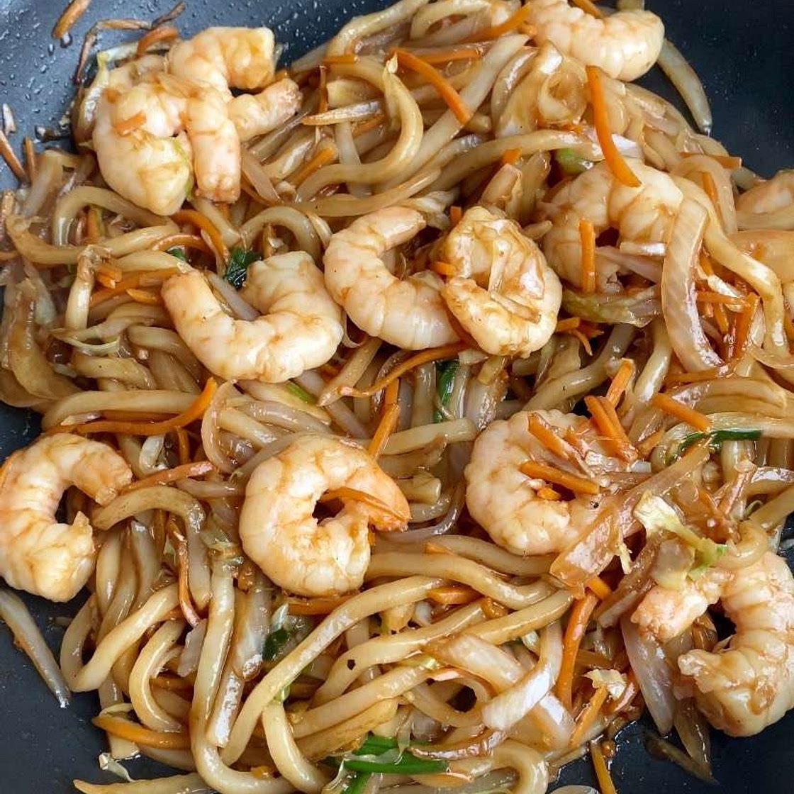 Shrimp Yaki Udon