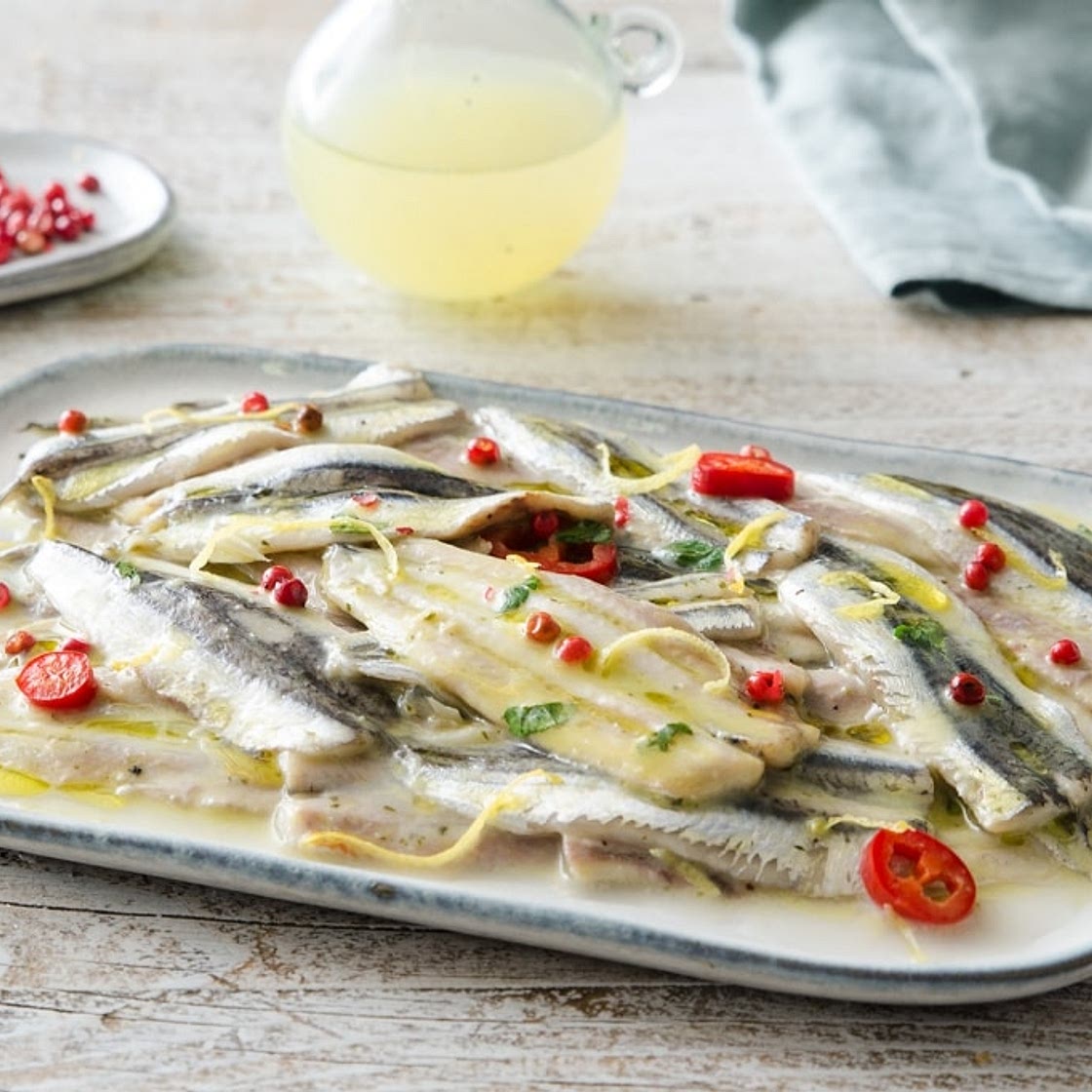 Alici marinate al limone