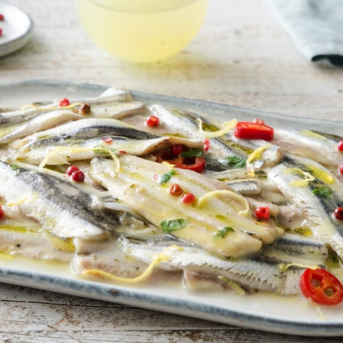 Alici marinate al limone