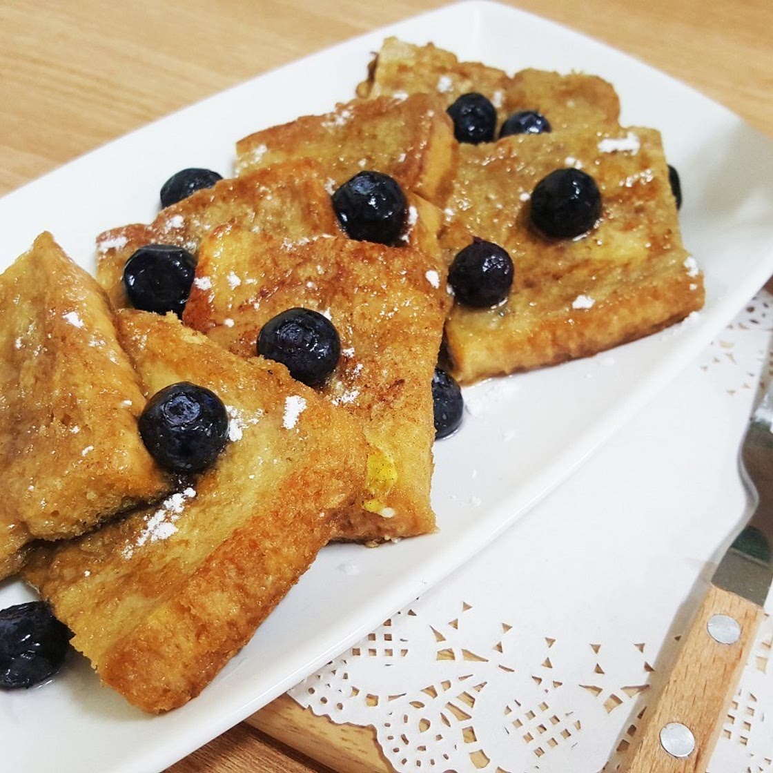 [간단아침메뉴]커피프렌치토스트 만들기 