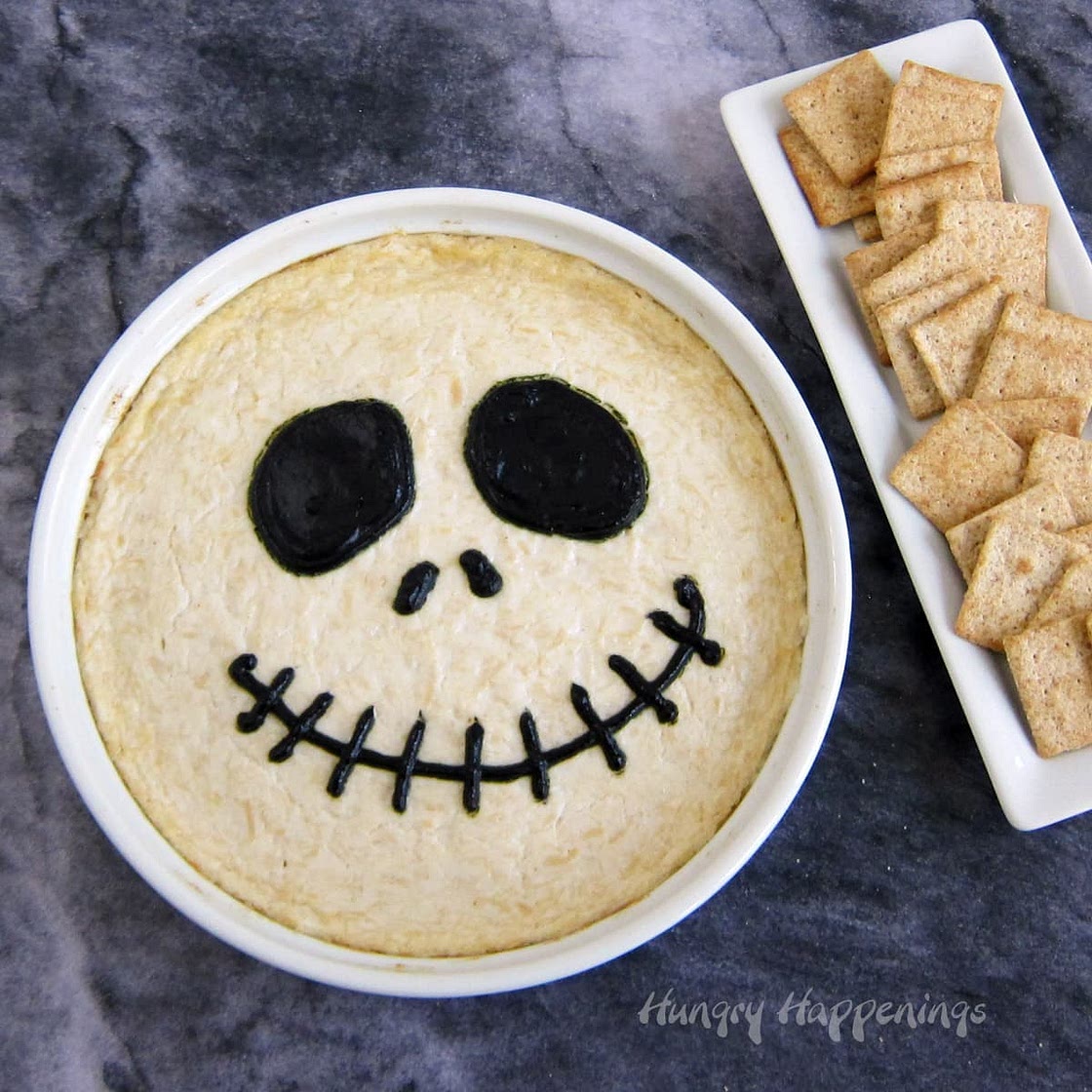 Jack Skellington Chicken Dip