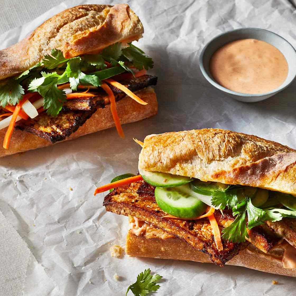 Banh Mi with Crispy Tofu