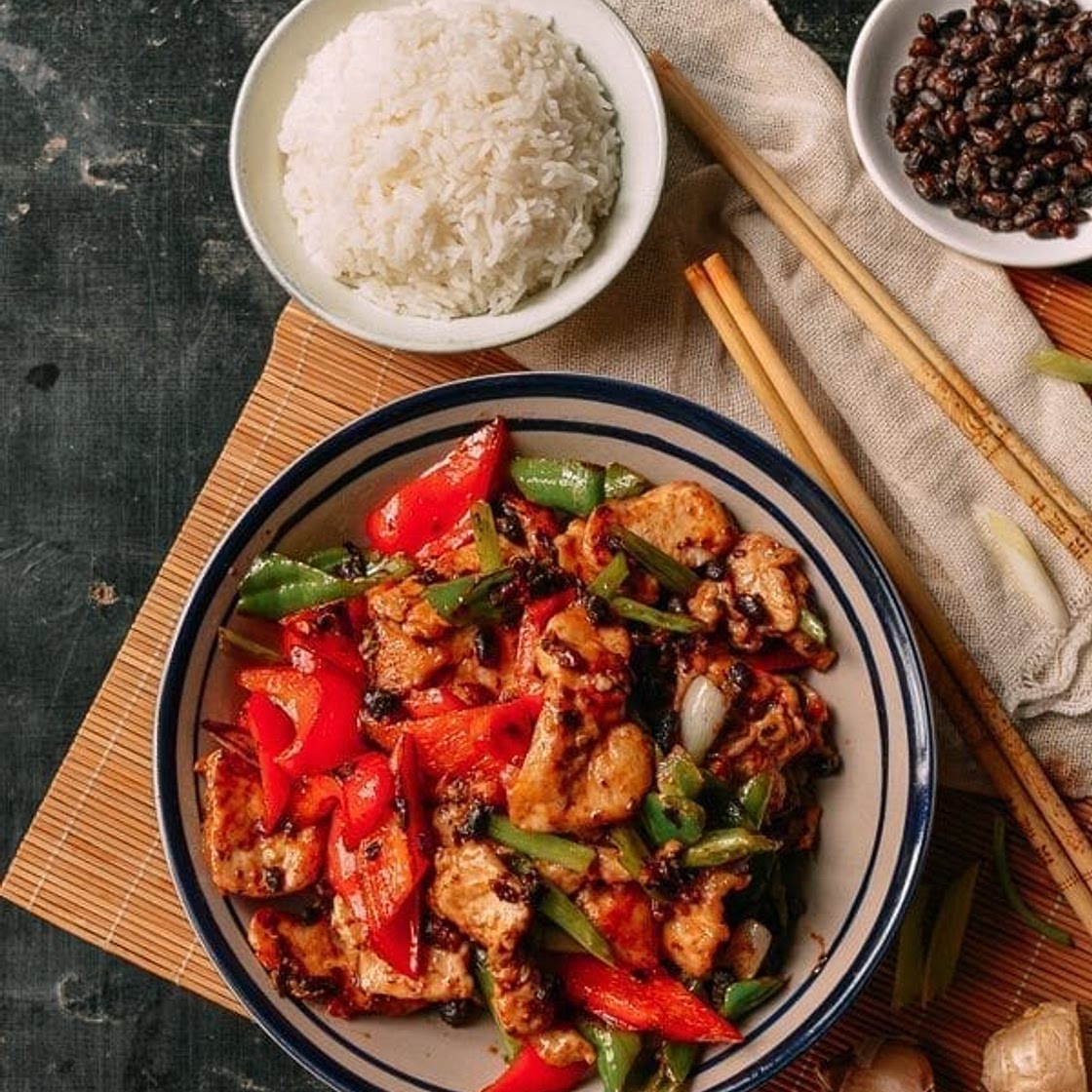 Chicken with Black Bean Sauce
