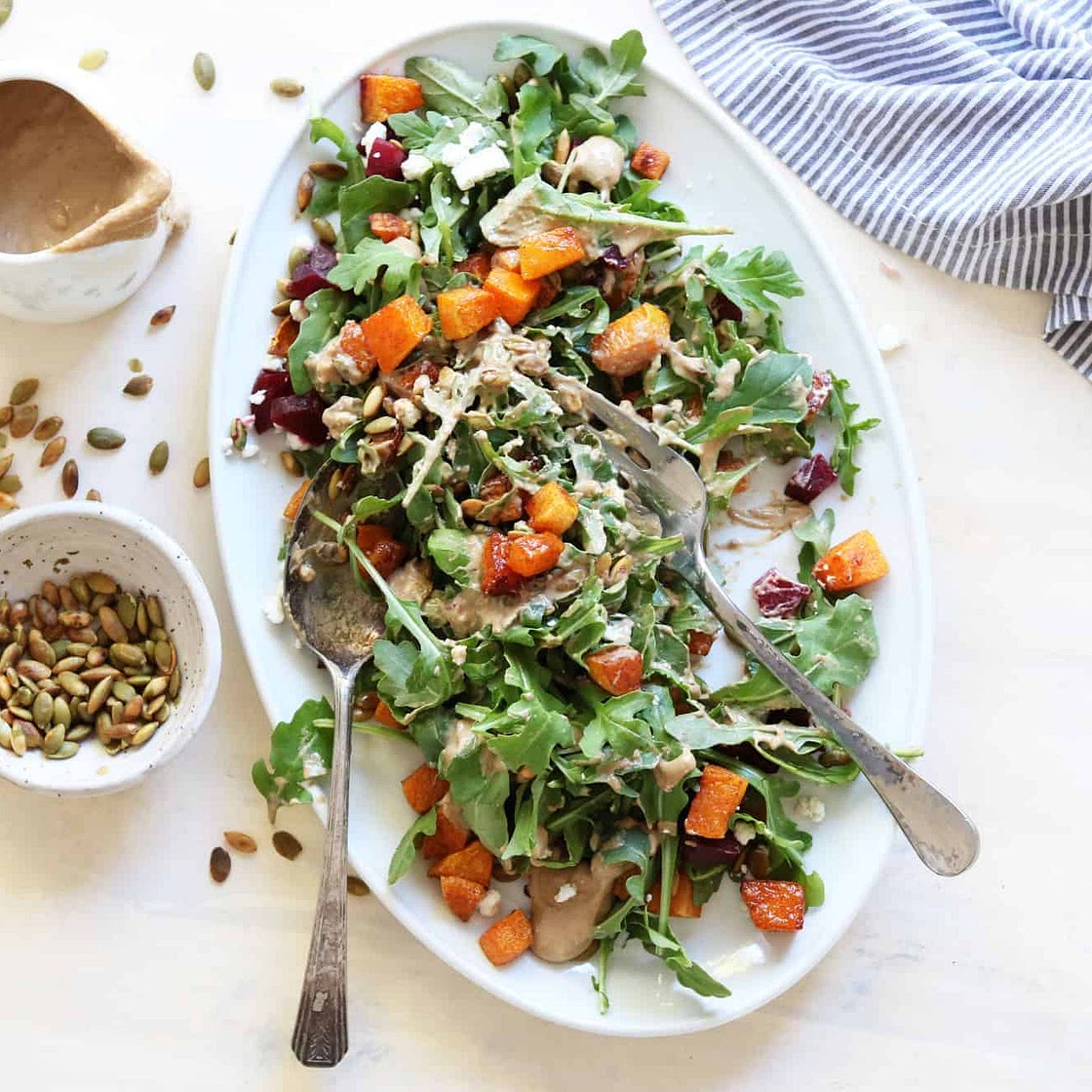 Butternut Squash + Beet Harvest Salad