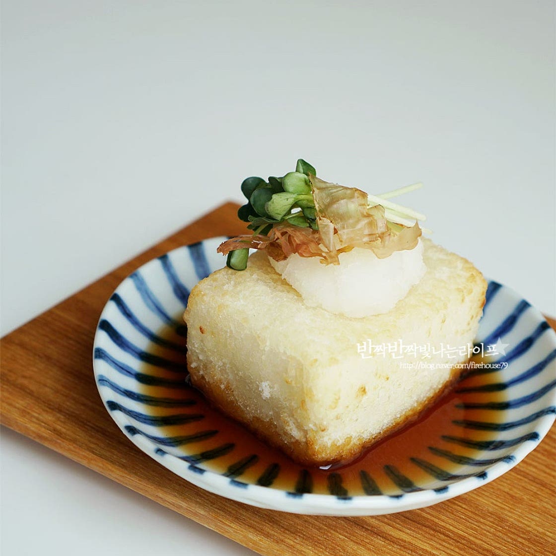 두부튀김 아게다시도후 일본식 연두부 요리