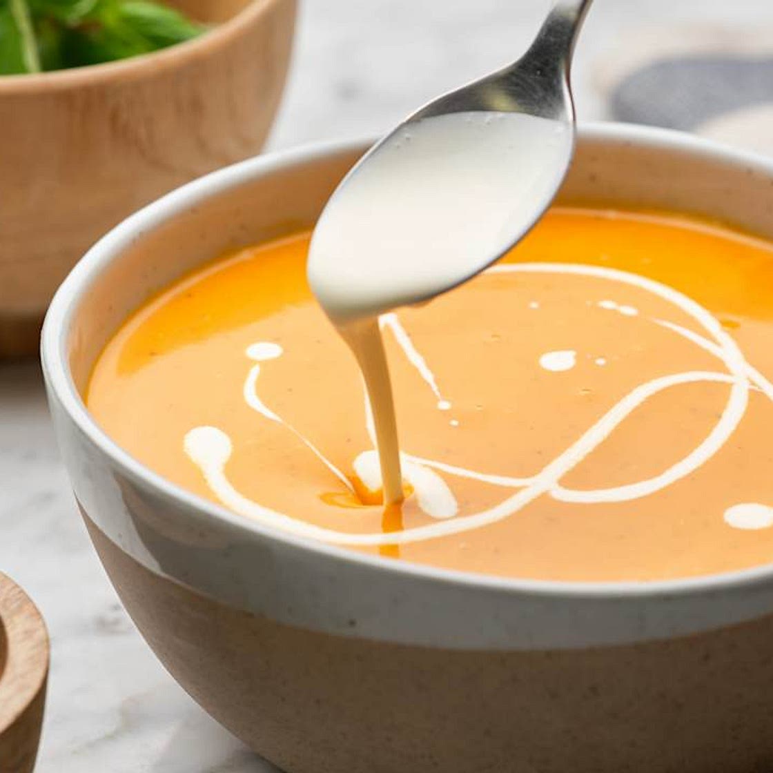 Cream of tomato soup