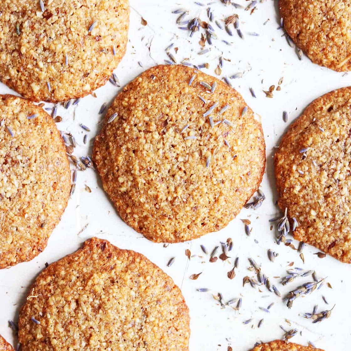 Lavender Hazelnut Cookies