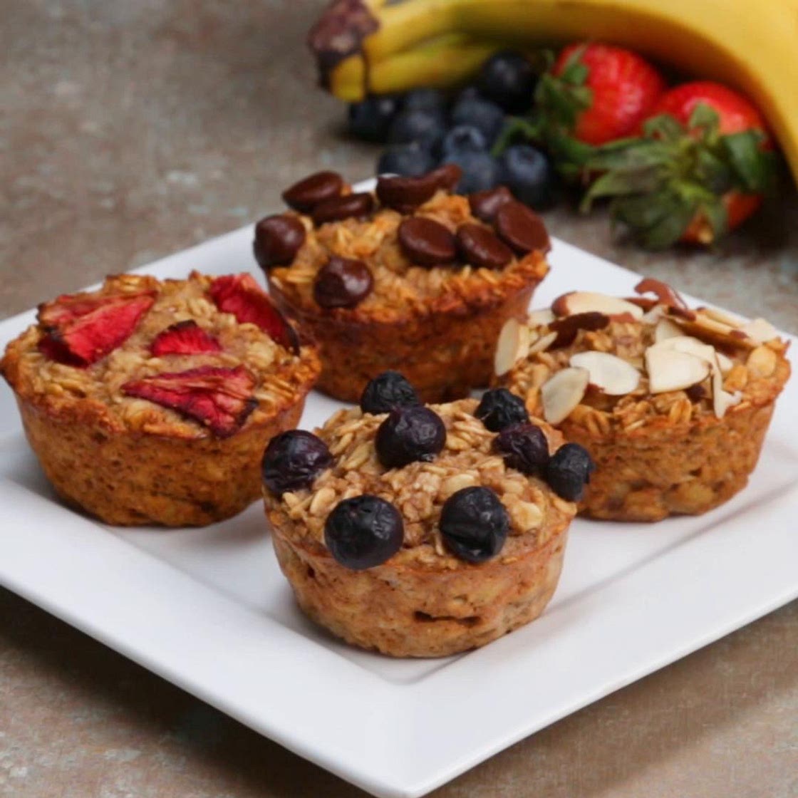 Oatmeal Muffins Recipe by Tasty