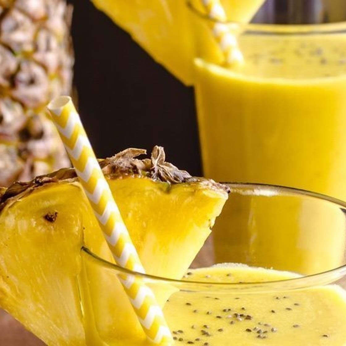 Batido de piña y coco