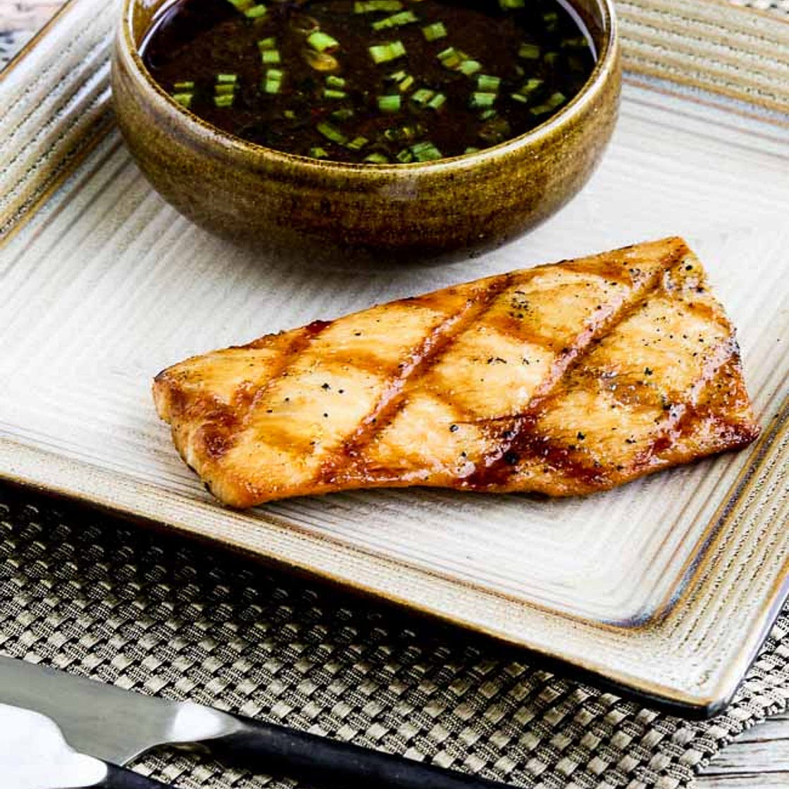 Grilled Mahi Mahi (with Korean Dipping Sauce)