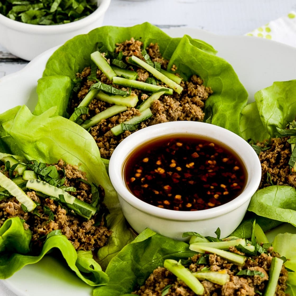 Thai Turkey Lettuce Wraps