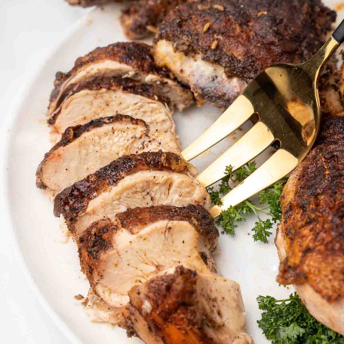 Oven Roasted Blackened Chicken