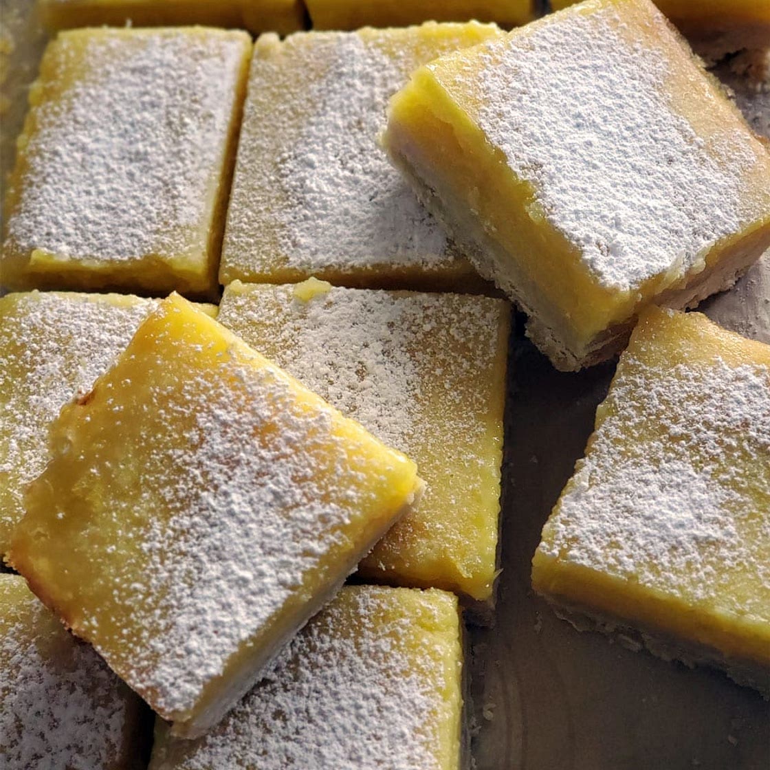 Orange-Lime Brown Shortbread Bars