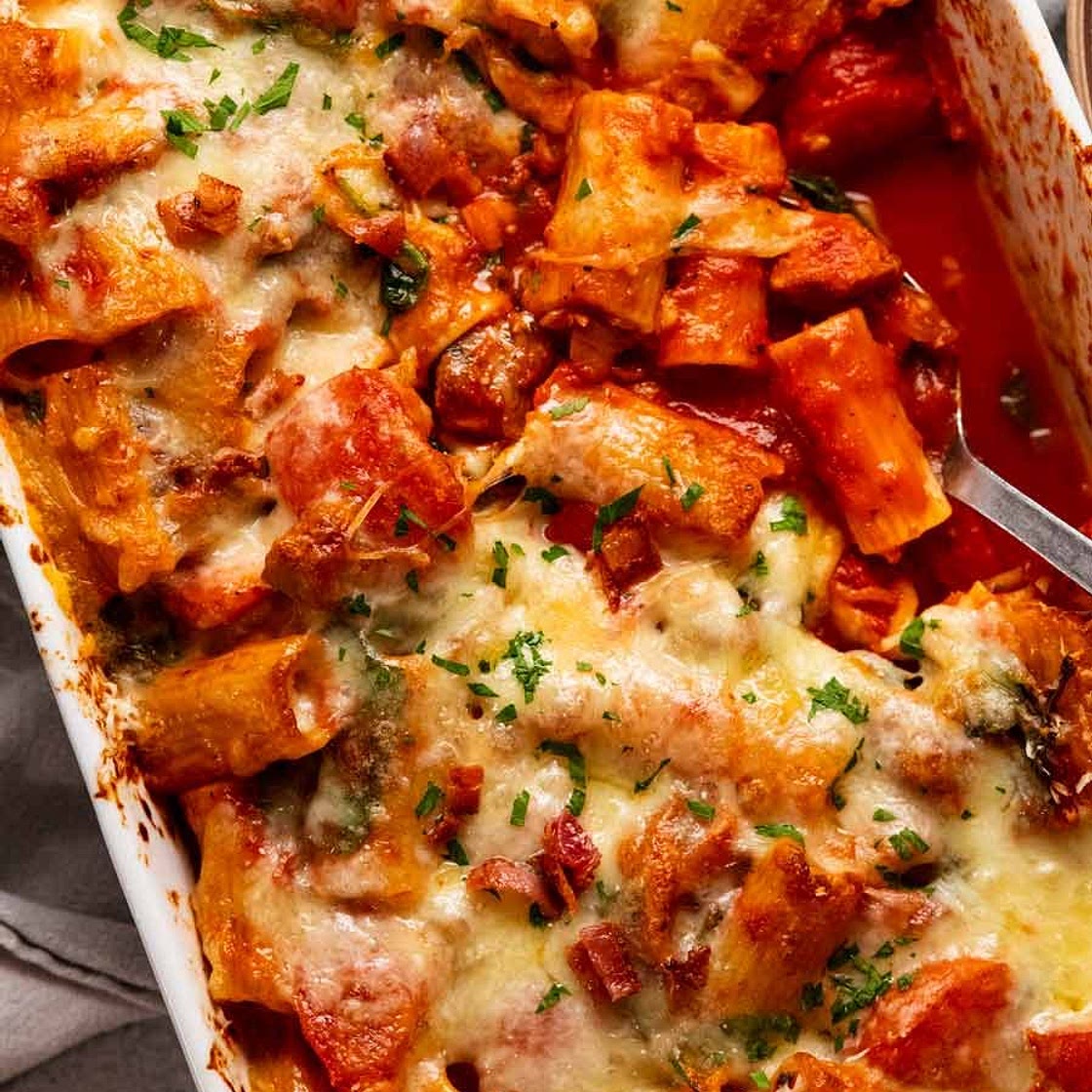 Chicken pasta bake